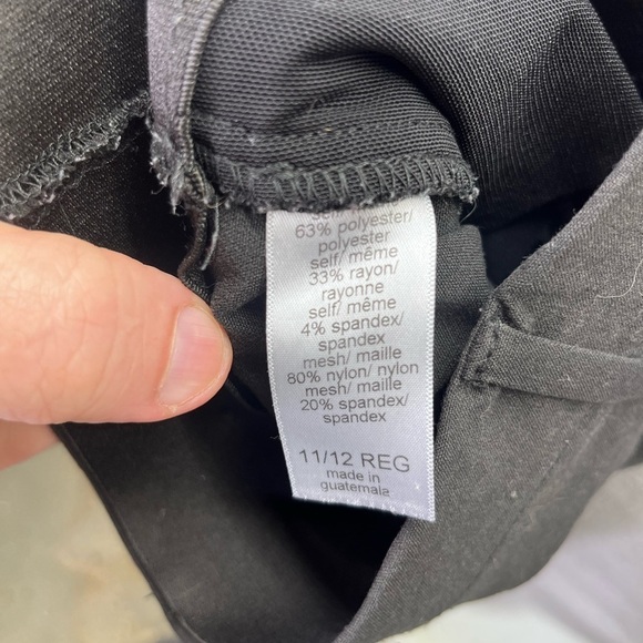 Maurices Straight Leg Black Dress Pants Womens 11/12 Stretch Casual Office 1967 - Picture 3 of 10